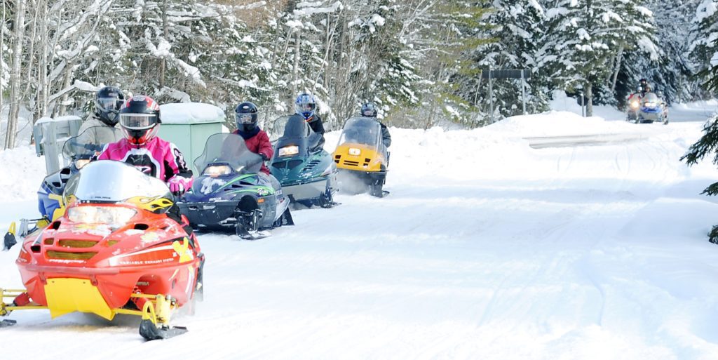 Snowmobile Sault Ste. Marie Michigan