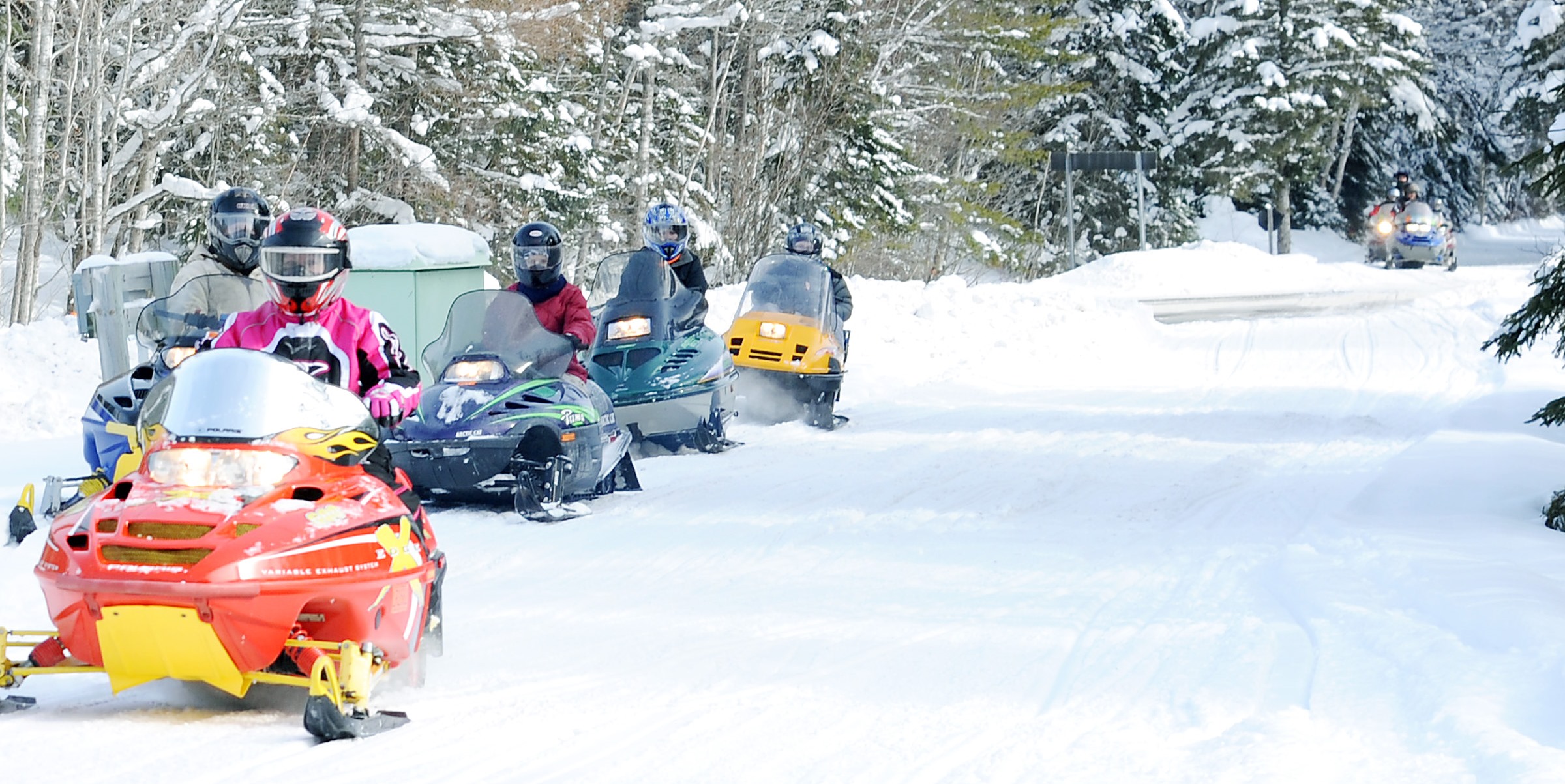 Snowmobile Sault Ste. Marie Michigan