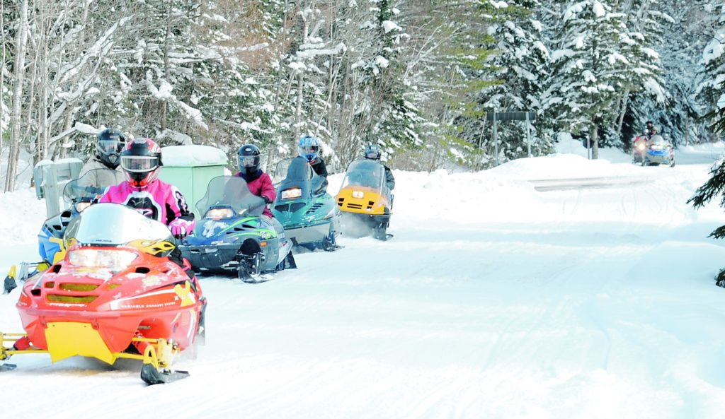 Snowmobile Sault Ste. Marie Michigan