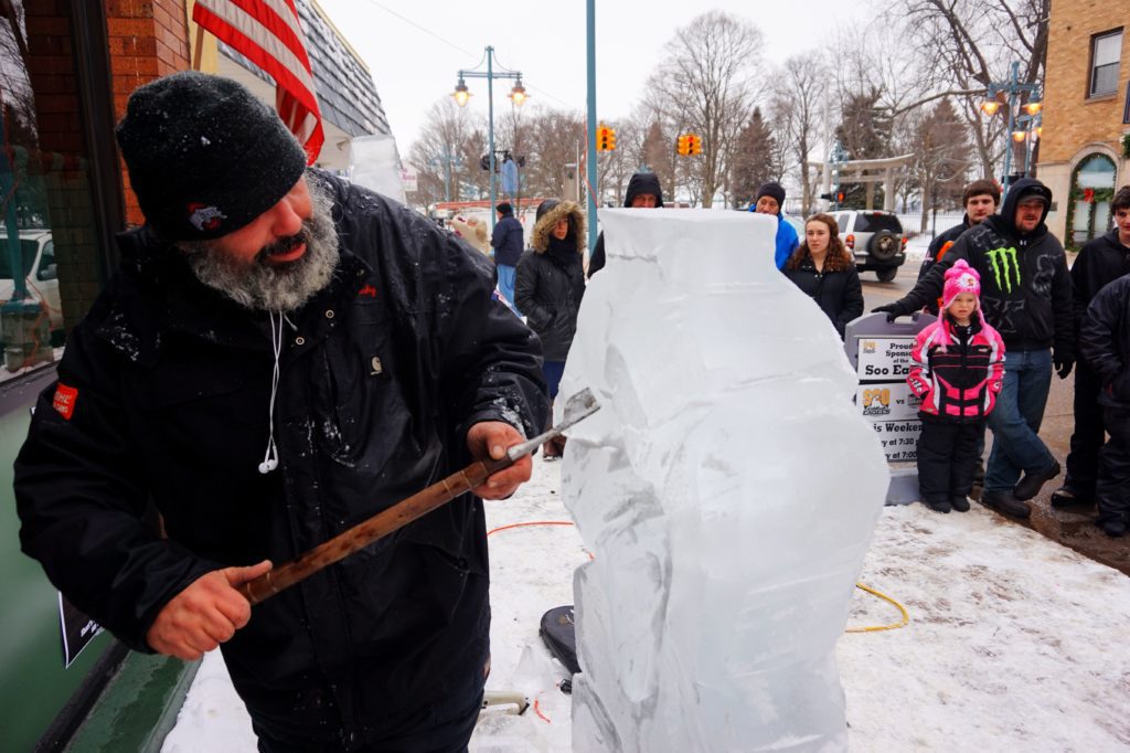 Sault Ste. Marie, MI Downtown Ice Festival
